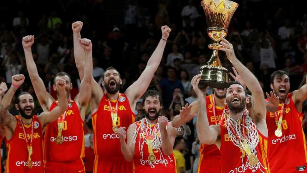 campeones de los mundiales de basquet