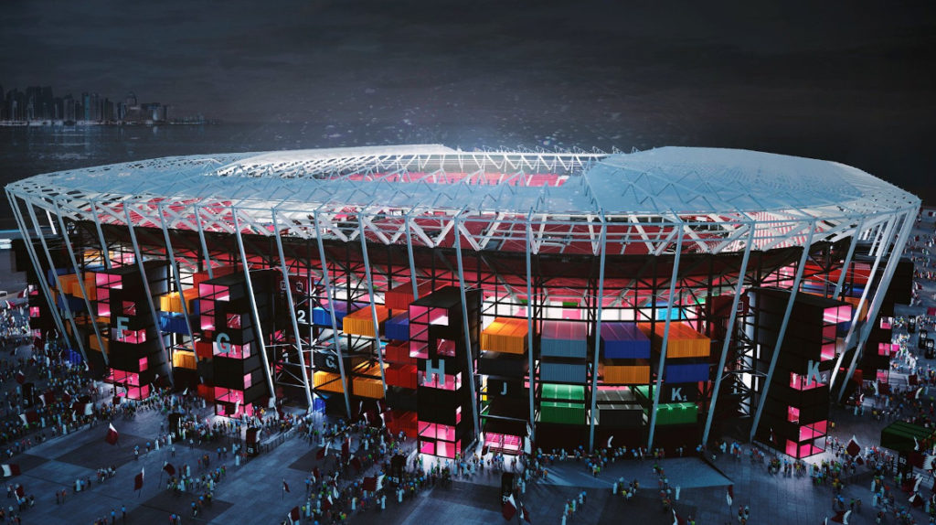 Ras Abu Aboud Stadium, el primer estadio temporal y recicable en una Copa del Mundo