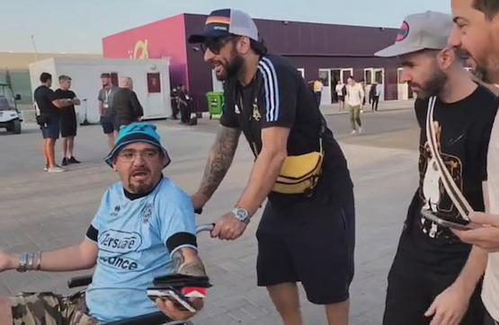 argentino se hace pasar por discapacitado