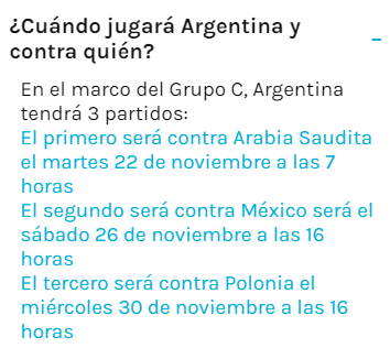 cuando juega argentina y contra quién