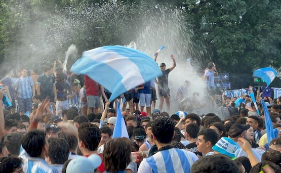 festejos argentina finalista