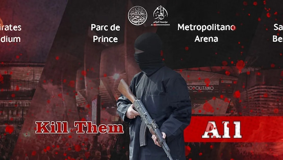 créditos: infobae amenaza isis champions league
