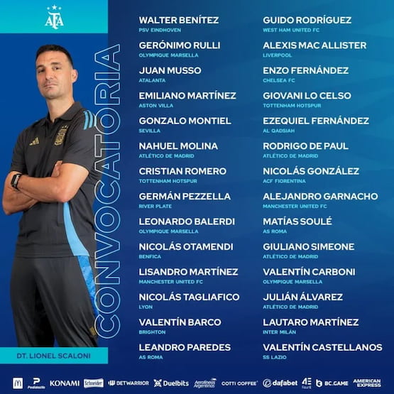 convocados argentina