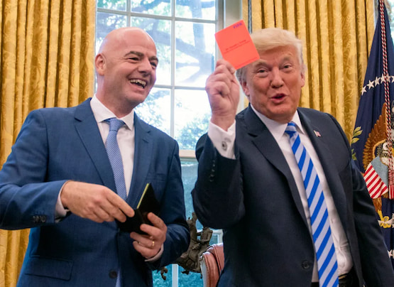 ACuerdo Trump con Gianni Infantino para el  mundial 2026