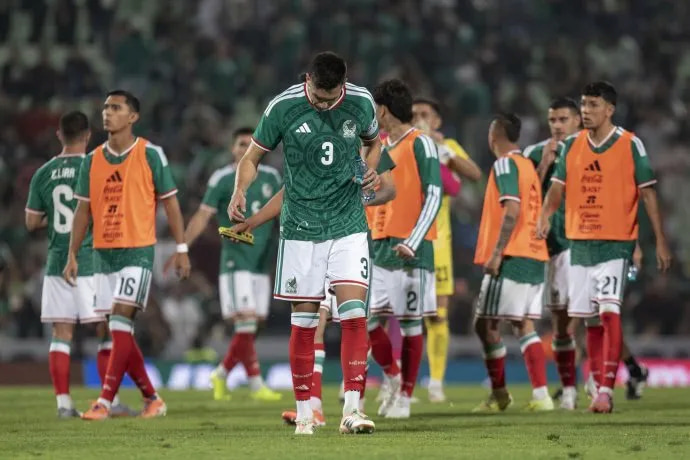 Selección de México durante un partido clave en el camino al Mundial 2026