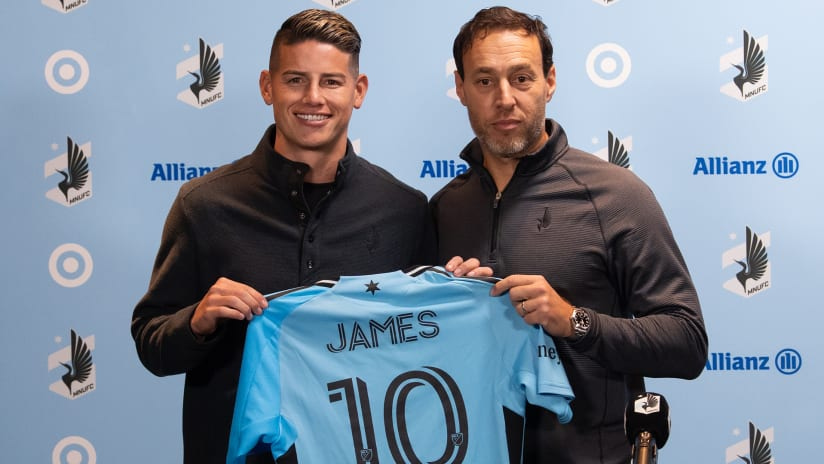 James Rodríguez presenta su camiseta con el número 10 en la MLS, en un paso clave pensando en el Mundial 2026